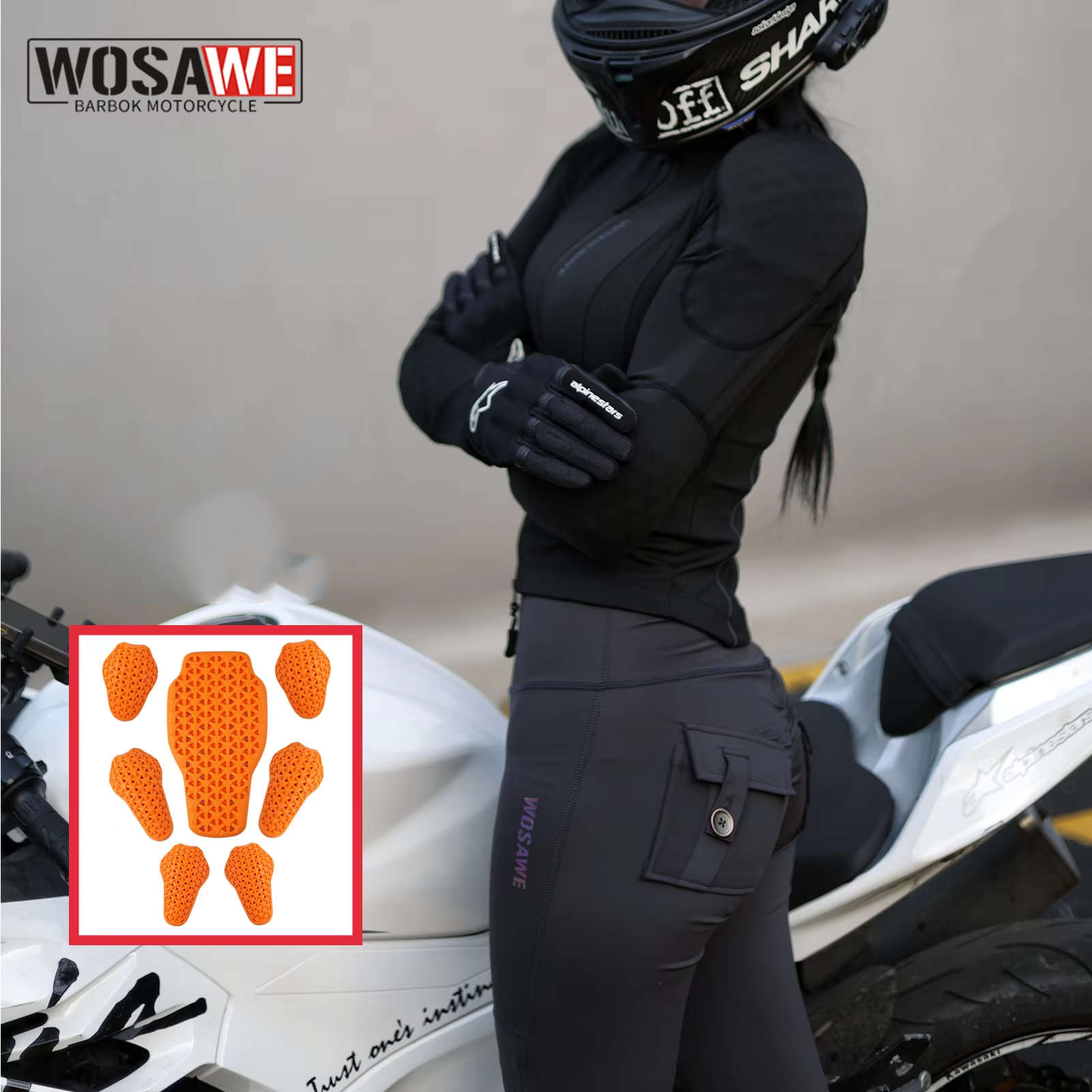 WOSAWE Women Motorcycle Jacket - Summer Clothing Motorcycle incelemesi ve fiyatı