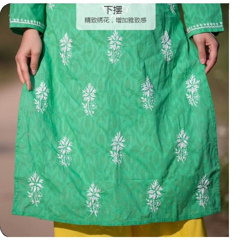 Women's Embroidered Kurti Indi - Summer Clothing Pakistan incelemesi ve fiyatı