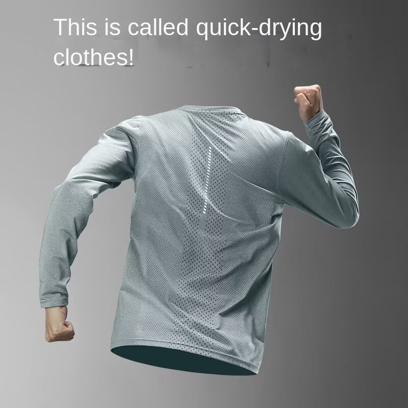 Men's Long Sleeve Quick-Dry Sp - Summer Clothing Mens incelemesi ve fiyatı