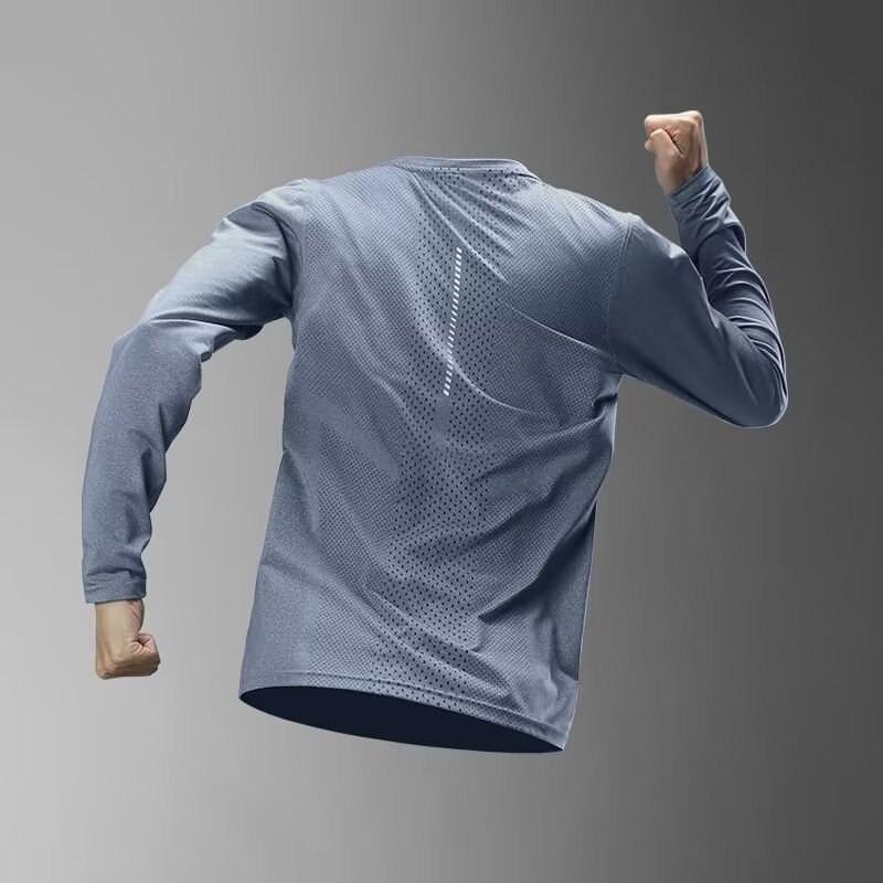 Men's Long Sleeve Quick-Dry Sp - Summer Clothing Mens incelemesi ve fiyatı
