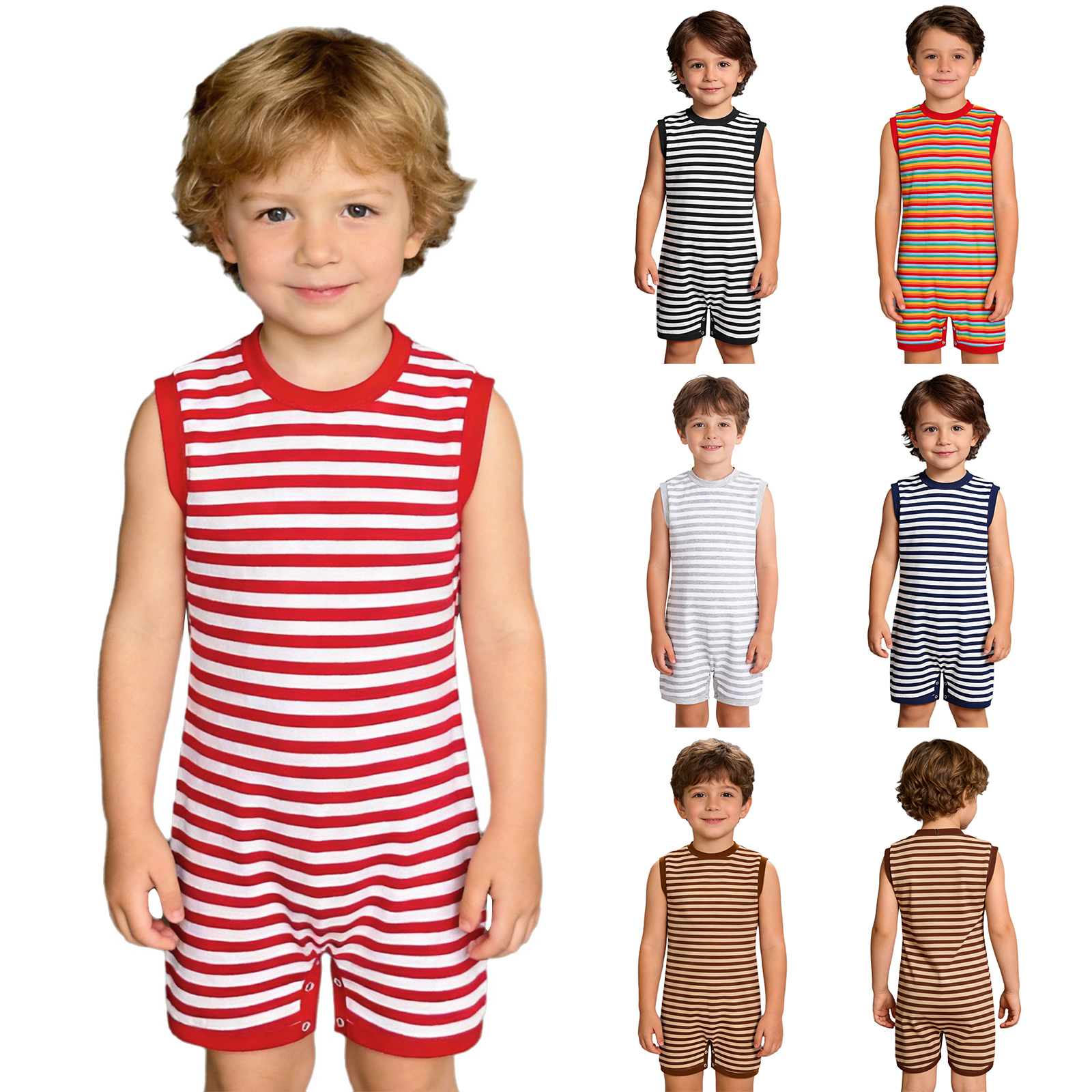 Kid Boys Girls One-piece Speci - Summer Clothing Boys incelemesi ve fiyatı