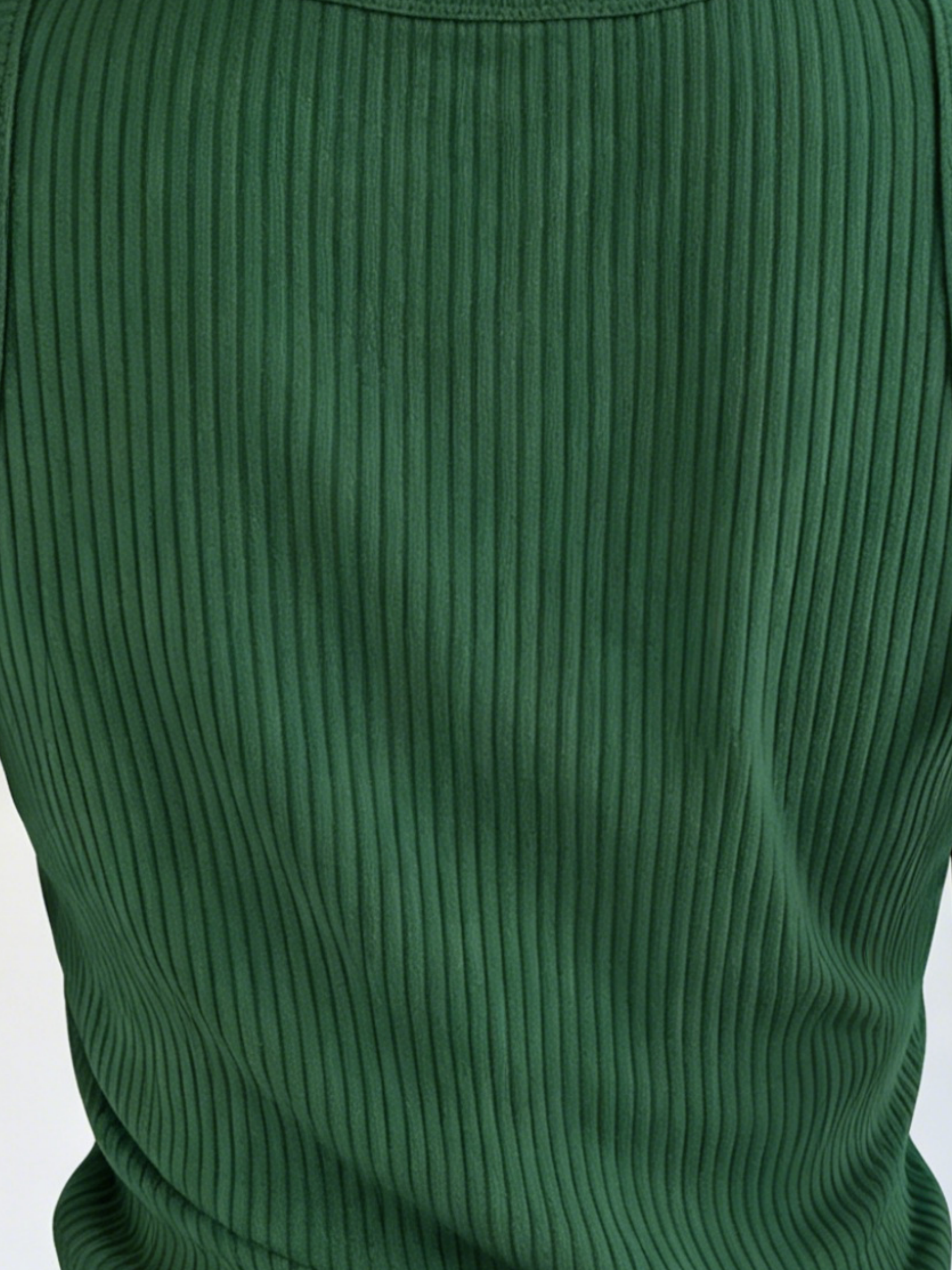 Plus Size Women Green Ribbed K - Summer Upf Clothing incelemesi ve fiyatı