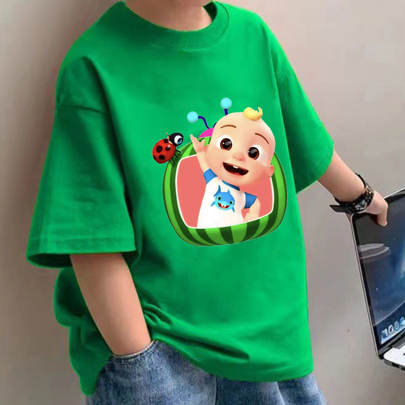 Cocomelons Baby T-Shirts Anime - Summer Clothing Boys incelemesi ve fiyatı