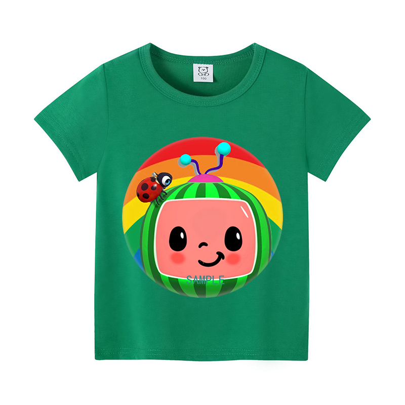 Cocomelons Baby T-Shirts Anime - Summer Clothing Boys incelemesi ve fiyatı