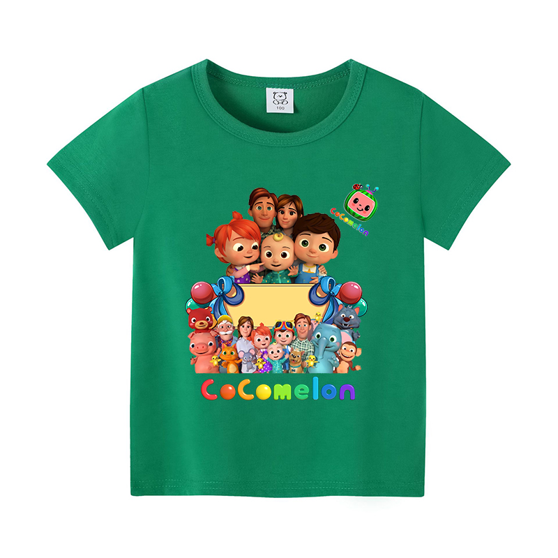Cocomelons Baby T-Shirts Anime - Summer Clothing Boys incelemesi ve fiyatı