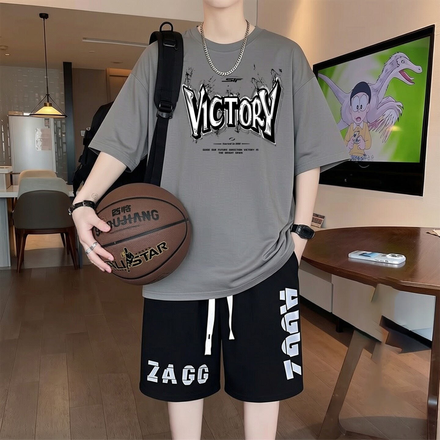Summer Men T-shirts Sets Youth - Quality Summer Clothing incelemesi ve fiyatı
