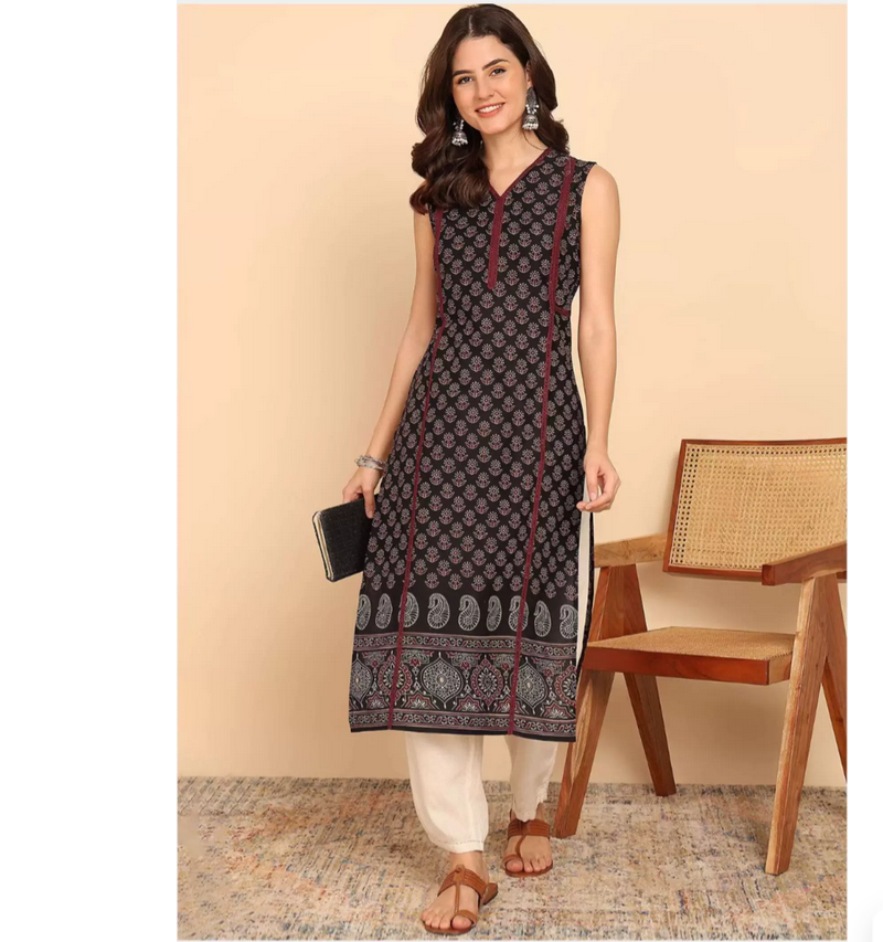 Indian ethnic style printed pu - Summer Clothing Pakistan incelemesi ve fiyatı