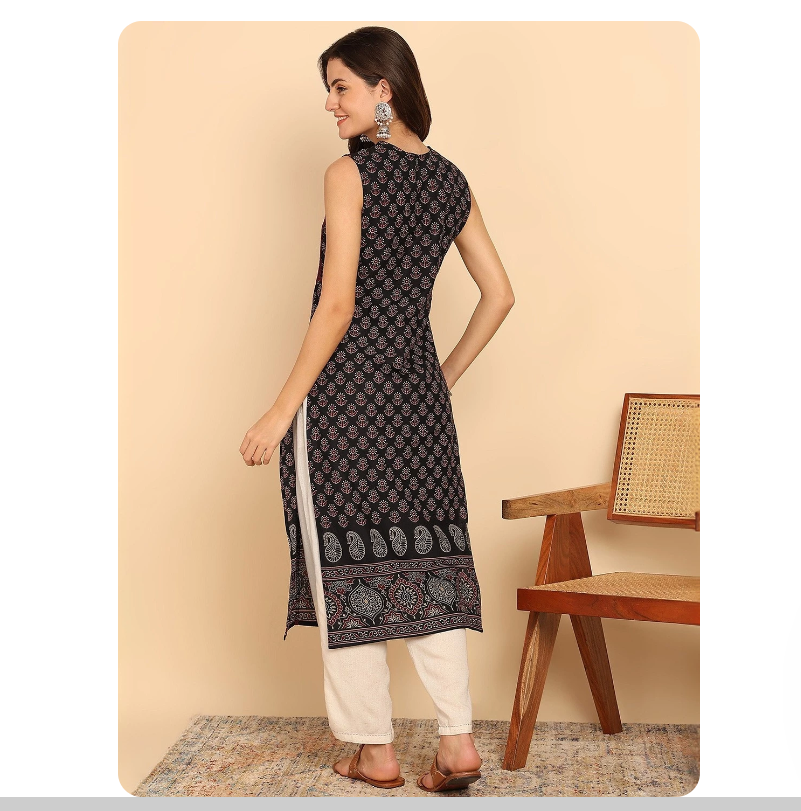 Indian ethnic style printed pu - Summer Clothing Pakistan incelemesi ve fiyatı