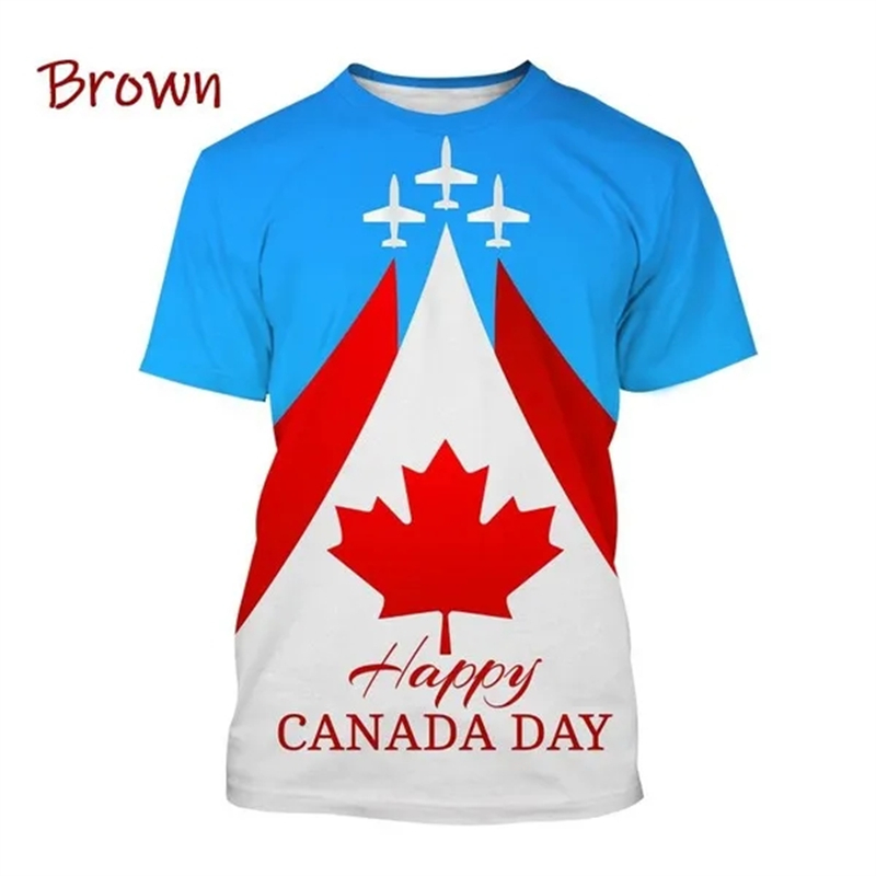 I Love Canada Flag Graphic T S - Summer Clothing Women Canada incelemesi ve fiyatı