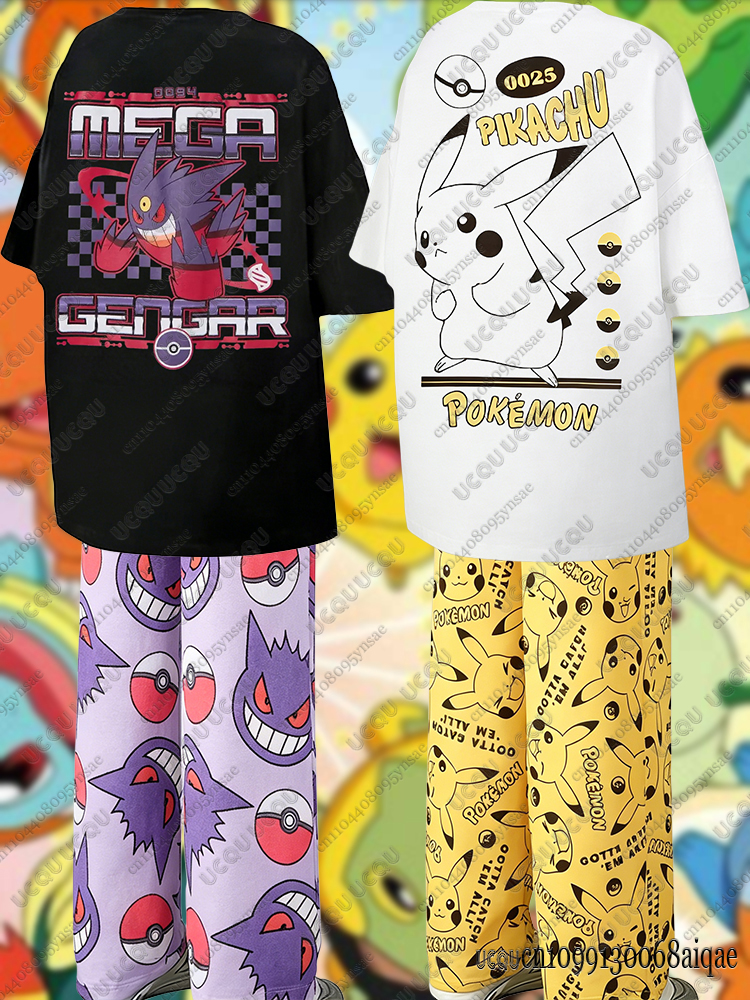2026 Anime Pikachu&Gengar Summ - Summer Clothing For Women incelemesi ve fiyatı