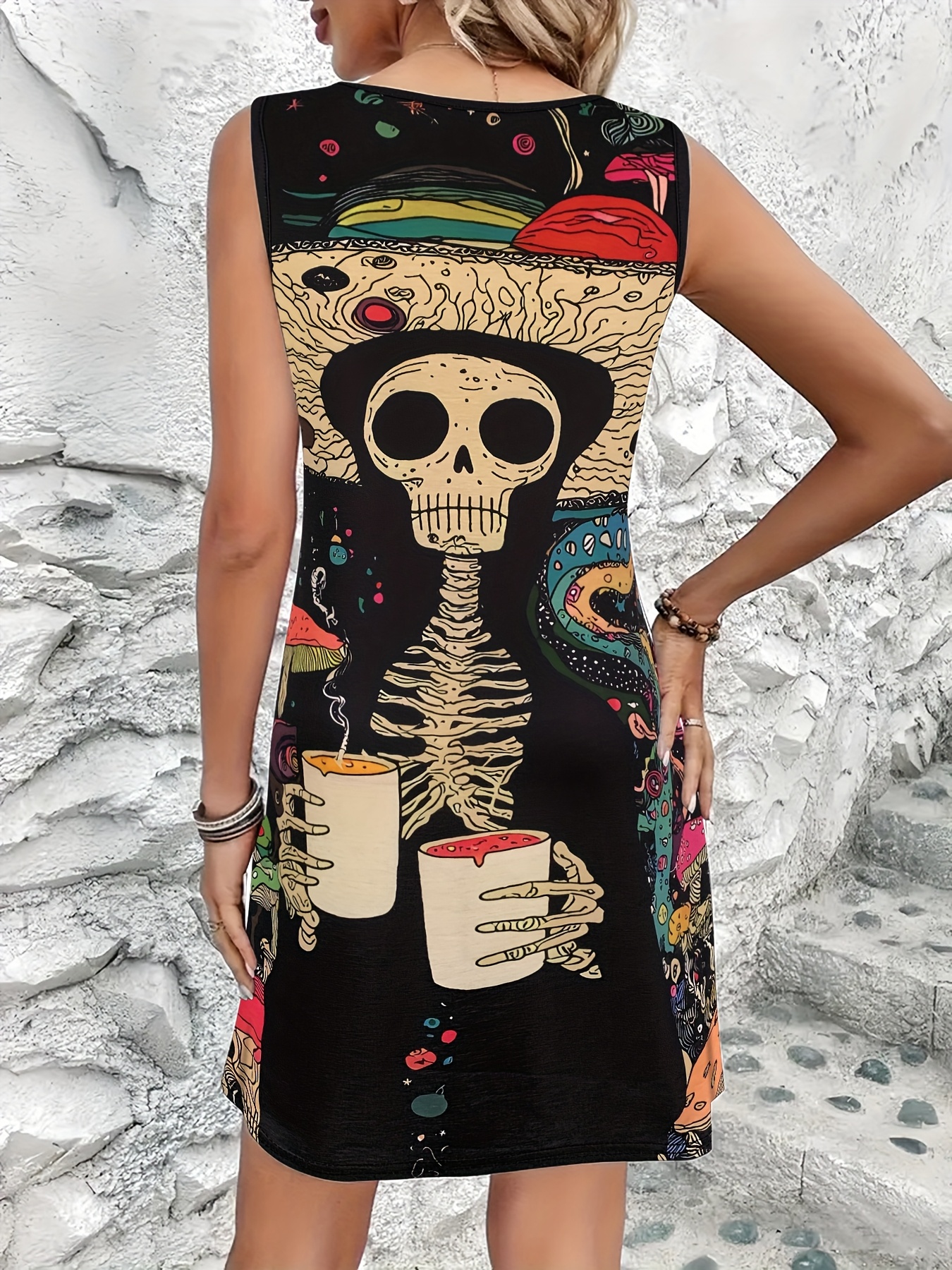 Women'S Gothic Punk Casual Dre - Summer Clothing For 60 Year Old Woman incelemesi ve fiyatı