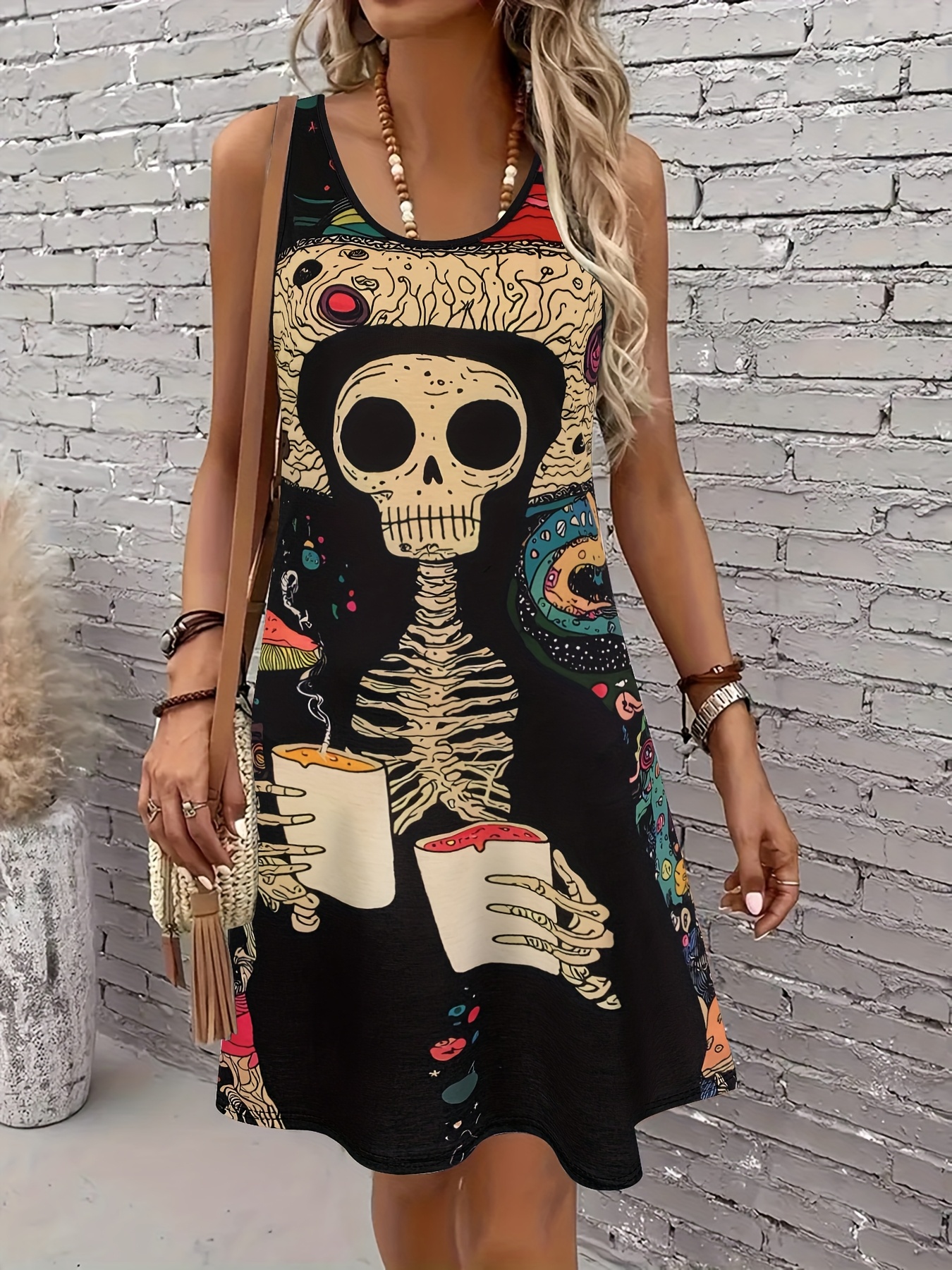 Women'S Gothic Punk Casual Dre - Summer Clothing For 60 Year Old Woman incelemesi ve fiyatı